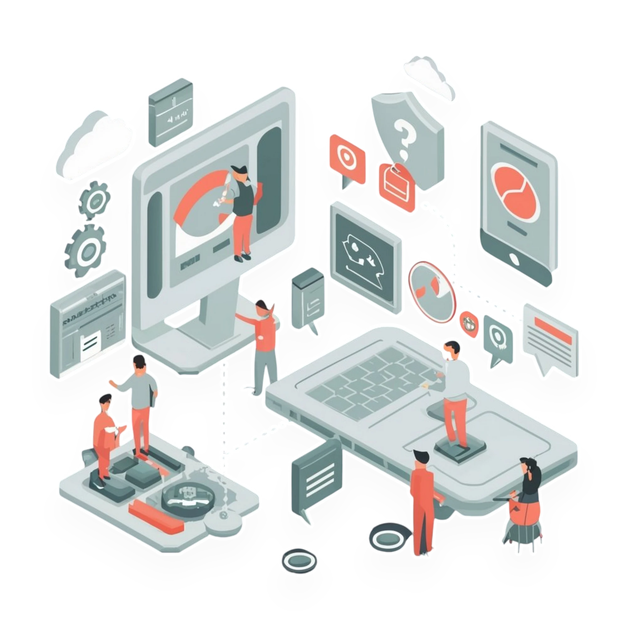Connected devices sending document notifications to customers